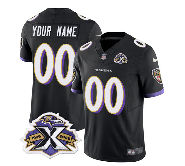 Men & Women & Youth Baltimore Ravens Active Player Custom Black 2023 F.U.S.E With Patch Throwback Vapor Limited Stitched Jersey,We sell and wholesale Men & Women & Youth Baltimore Ravens Active Player Custom Black 2023 F.U.S.E With Patch Throwback Vapor Limited Stitched Jersey on line form chian!